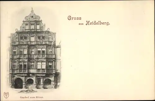 Ak Heidelberg am Neckar, Gasthof zum Ritter