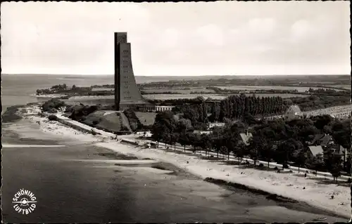 Ak Ostseebad Laboe, Marine Ehrenmal, Panorama