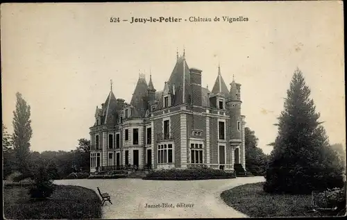 Ak Jouy le Potier Loiret, Château de Vignelles