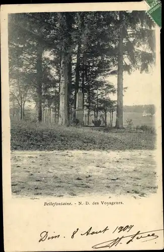 Ak Bellefontaine Vosges, N. D. des Voyageurs