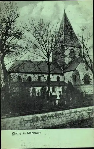 Ak Machault Seine et Marne, Kirche