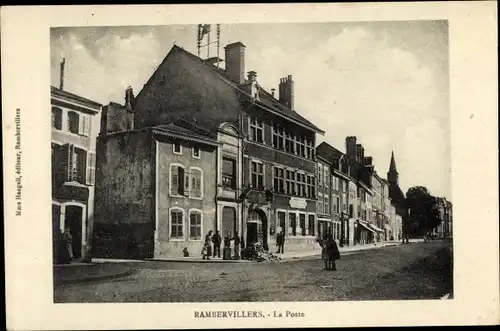 Ak Rambervillers Vosges, La Poste