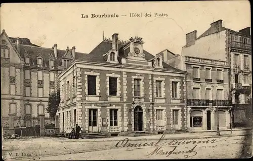 Ak La Bourboule Puy-de-Dôme, Hotel des Postes