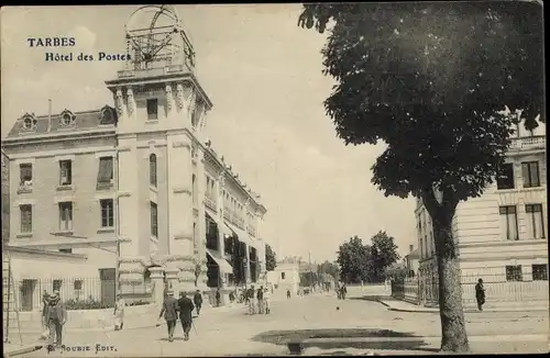 Ak Tarbes Hautes Pyrénées, Hotel des Postes