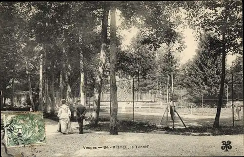 Ak Vittel Lothringen Vosges, Le Tennis, Tennisplatz