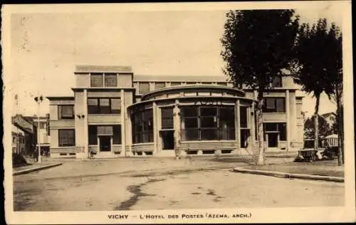 Ak Vichy Allier, Hotel des Postes