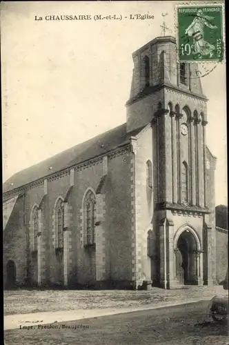 Ak La Chaussaire Montrevault-sur-Èvre Maine et Loire, L'Eglise