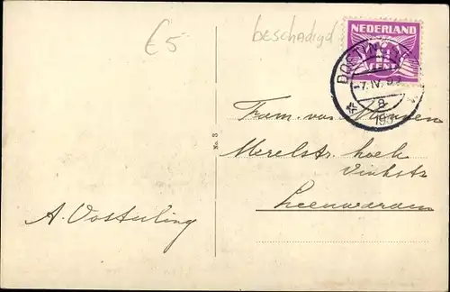 Ak Doetinchem Gelderland, Ijsselkade, Kantoor Tielman