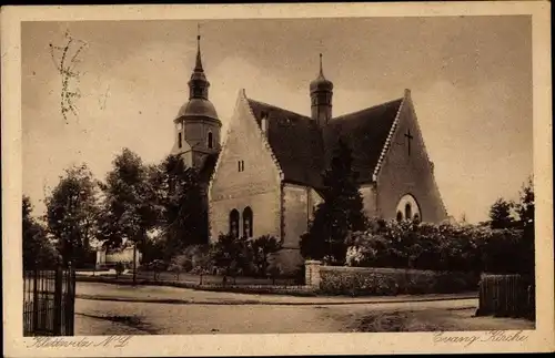 Ak Klettwitz Schipkau in der Niederlausitz, Evangelische Kirche