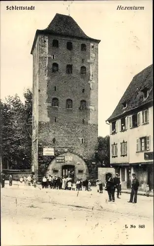 Ak Sélestat Schlettstadt Elsass Bas Rhin, Hexenturm