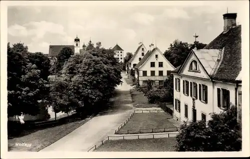 Ak Wolfegg im Allgäu, Ortspartie