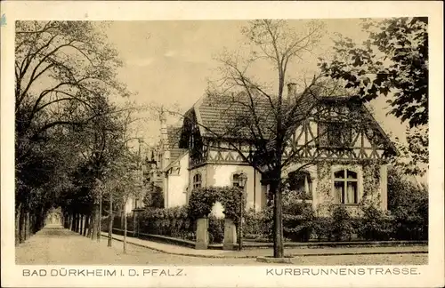 Ak Bad Dürkheim am Pfälzerwald, Kurbrunnenstraße