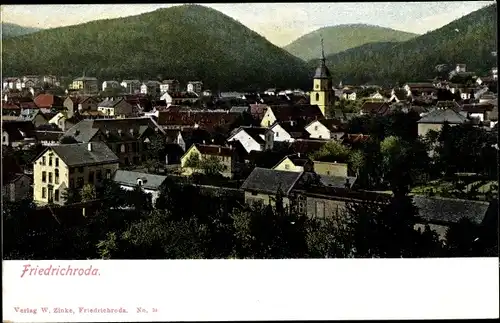 Ak Friedrichroda im Thüringer Wald, Panorama