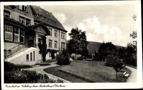 Ak Festenburg Altenau Schulenberg im Oberharz, Eisenbahner Erholungsheim, Außenansicht