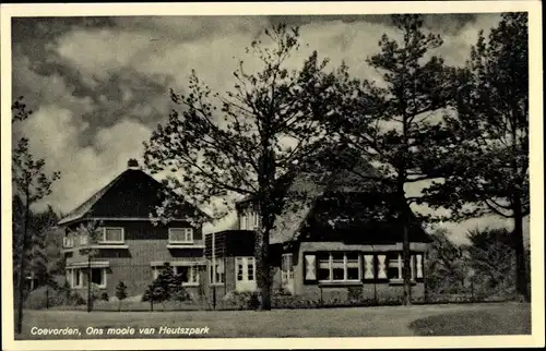 Ak Coevorden Drenthe, Ons mooie van Heutszpark