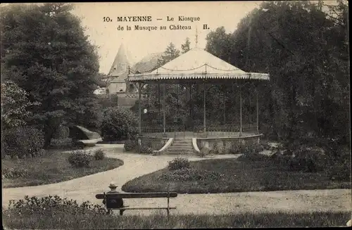 Ak Mayenne commune, Le Kiosque de la Musique au Chateau