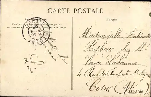 Ak Épinal Lothringen Vosges, Vue générale