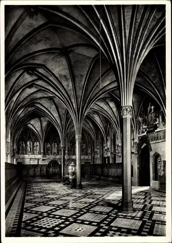 Ak Malbork Marienburg Westpreußen, Kapitelsaal im Hochschloss