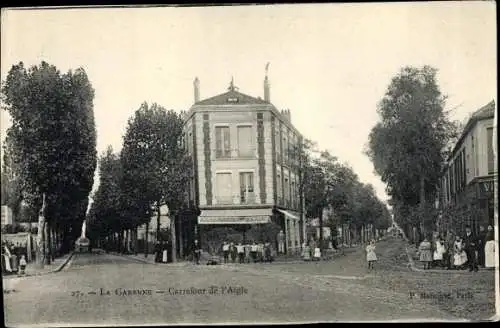 Ak La Garenne Hauts de Seine, Carrefour de l´Aigle