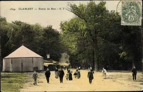 Ak Clamart Hauts de Seine, Entrée du Bois