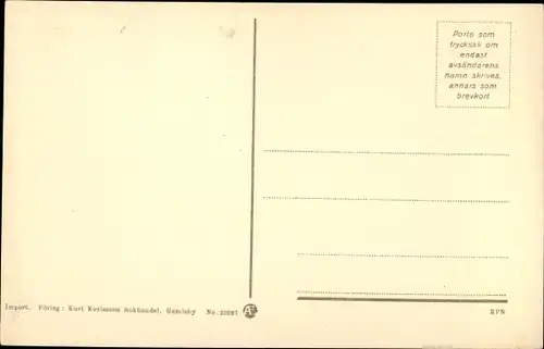 Ak Gamleby Schweden, Solna fran Garpedansberget
