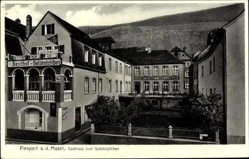 Ak Piesport Rheinland Pfalz, Gasthaus zum Goldtröpfchen