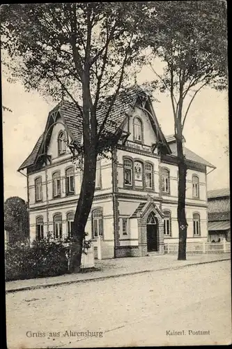 Ak Ahrensburg bei Hamburg, Kaiserliches Postamt