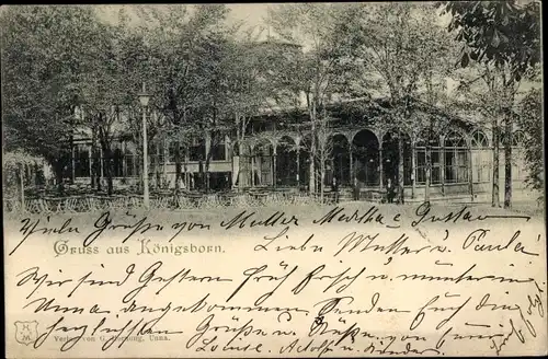 Ak Königsborn Unna im Ruhrgebiet, Ortspartie