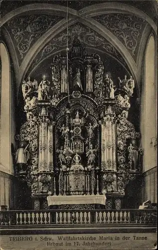 Ak Triberg im Schwarzwald, Wallfahrtskirche Maria in der Tanne