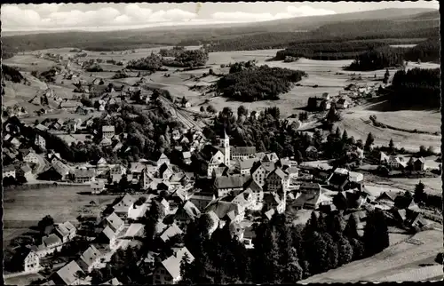 Ak Lenzkirch Baden Württemberg, Höhenluftkurort, Panorama