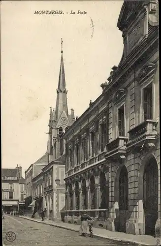 Ak Montargis Loiret, La Poste