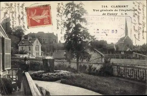 Ak Clamart Hauts de Seine, Vue Générale de l´Orphelinat de Fleury