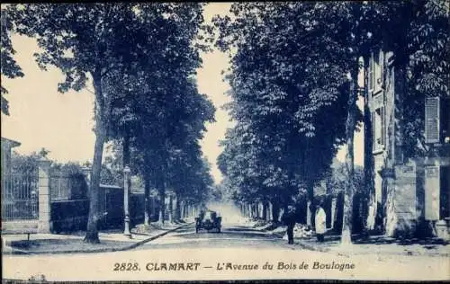 Ak Clamart Hauts de Seine, Avenue du Bois de Boulogne