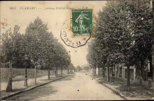 Ak Clamart Hauts de Seine, Avenue Victor Hugo