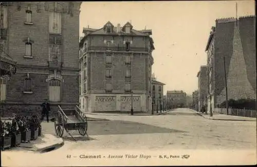 Ak Clamart Hauts de Seine, Avenue Victor Hugo