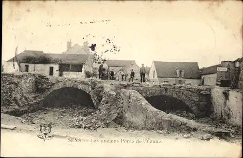 Ak Sens Yonne, Anciens Ponts de l´Yonne