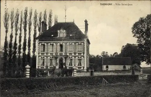 Ak Thorigny Yonne, Villa Saint Jean