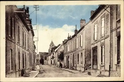 Ak Thorigny sur Oreuse Yonne, Grand´Rue