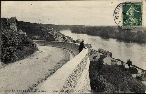 Ak La Frette sur Seine Val d’Oise, Panorama pris de la Cote