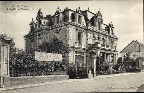 Ak Fraize Vosges, Grand Hotel