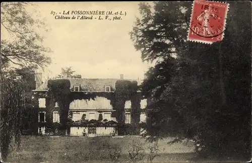 Ak La Poissonnière Maine-et-Loire, Le Château de l´Alleud