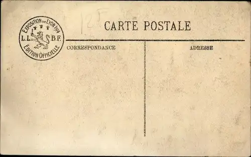 Ak Lyon Rhône, Exposition Internationale 1914, Avenue de l´Horticulture et Entree du Parc