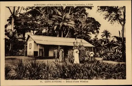 Ak Elfenbeinküste, Debut d'une Mission