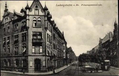 Ak Ludwigshafen am Rhein, Prinzregentenstraße