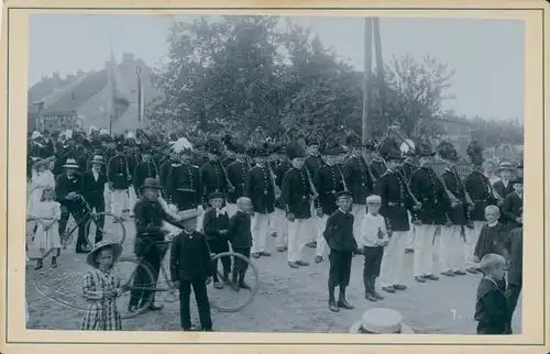 Kabinettfoto Salzwedel in der Altmark, Fotograf Rud. Oberst, Schützenfest, Schützengesellschaft