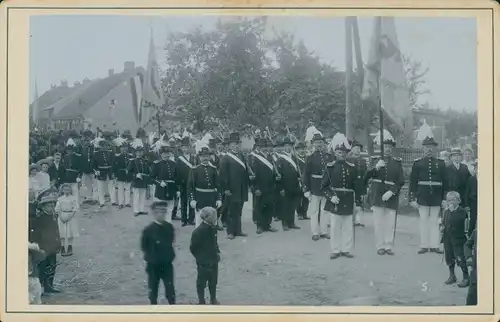 Kabinettfoto Salzwedel in der Altmark, Fotograf Rud. Oberst, Schützenfest, Schützengesellschaft