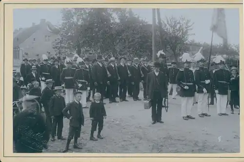 Kabinettfoto Salzwedel Altmark, Fotograf Rud. Oberst, Schützenfest, Schützengesellschaft, Kinder