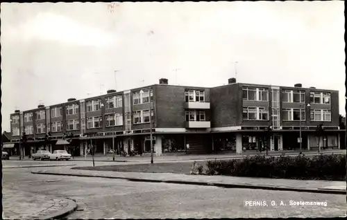 Ak Pernis Rotterdam Südholland Niederlande, G. A. Soetemanweg