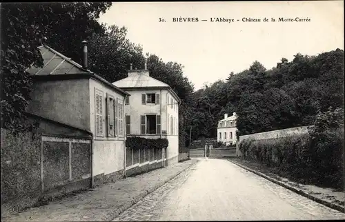 Ak Bièvres Essonne, L´Abbaye, Château de la Motte Carrée