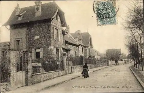 Ak Meulan en Yvelines, Boulevard de l´Aubette